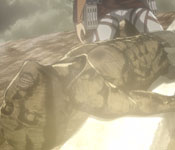 Armin burn to a crisp after fighting the Colossal Titan
